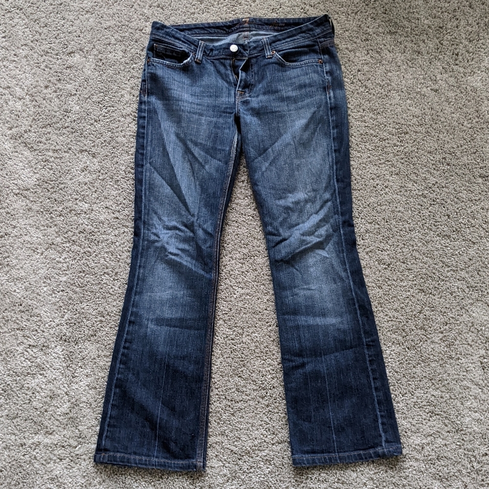 7 For All Mankind Jeans "A Pocket" Bootcut Flare Jeans, Women's Size 29